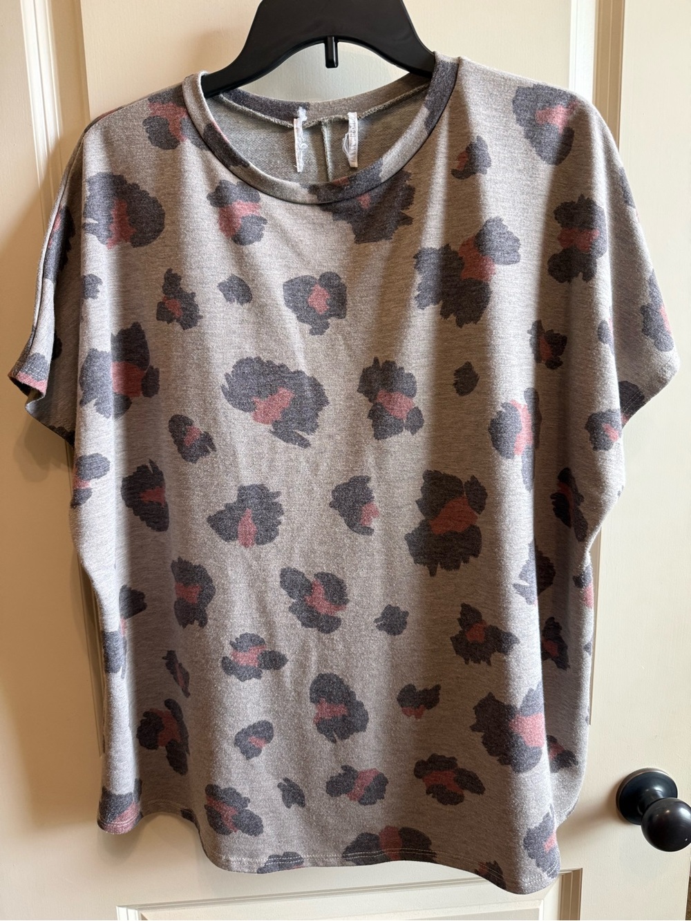 Relaxed Leopard Print Tee
